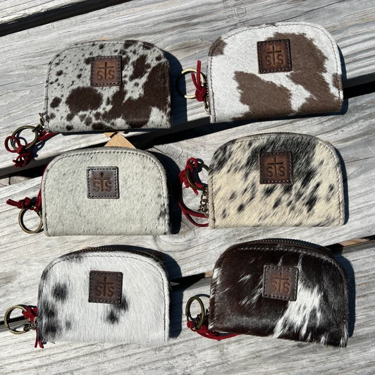 STS Ranch Cowhide Adlee Keychain Wallet