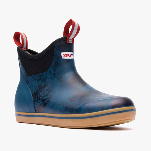 XtraTuf Men's Navy Ankle Deck Boot XMAB2RW
