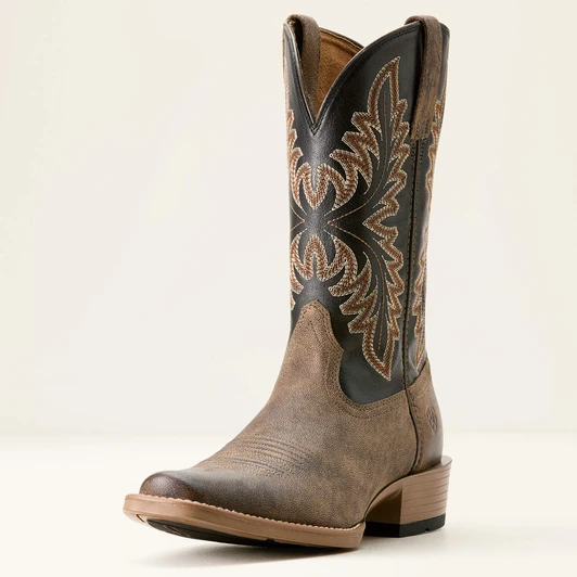 Ariat Men's Renegade Narrow Cutter Toe Cowboy Boot in Stone 10053761