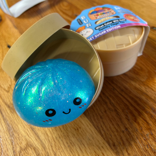 Mystery Glitter Steam Bun Dumpling Squishy