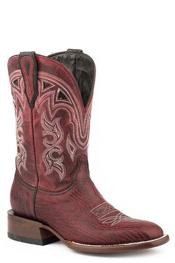 Stetson Women's Black Cherry Shark Boot 12-021-1852-0901 BL
