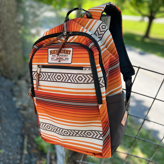 Red Dirt Hat Co Orange Serape Back Pack 2610279551