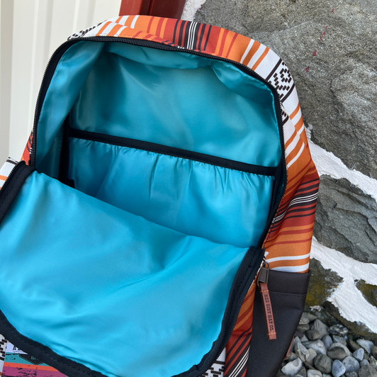 Red Dirt Hat Co Orange Serape Back Pack 2610279551