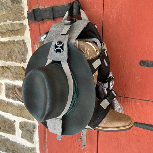 Hooey Mule Black and Grey Backpack BP2604BKGY