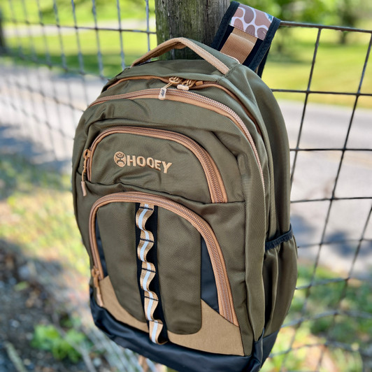 Hooey Ox Olive And Tan Backpack BP2603OLTN