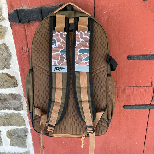 Hooey Ox Olive And Tan Backpack BP2603OLTN
