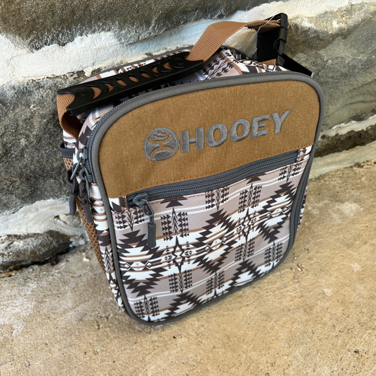 Hooey Tan and Charcoal Aztec Lunch Box HLB2601-TNAZ