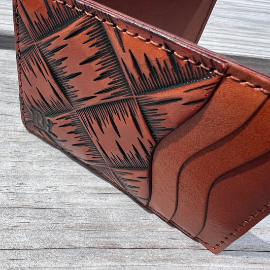 Red Dirt Hat Co Basket Weave Bifold With Magnetic Clip 23225880M7