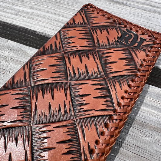 Red Dirt Hat Co Basketweave Laced Edge Rodeo Wallet 23225876W7