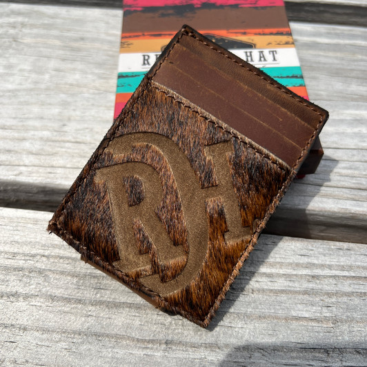 Red Dirt Hat Co Brindle Hide Card Wallet With Clip 22228875M5