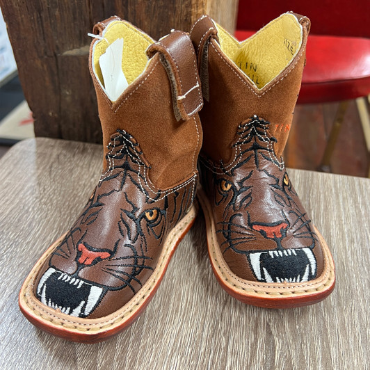Tin Haul Infant Wild Tiger Purr-fectly Wild Boots 14-016-0007-1750-BR