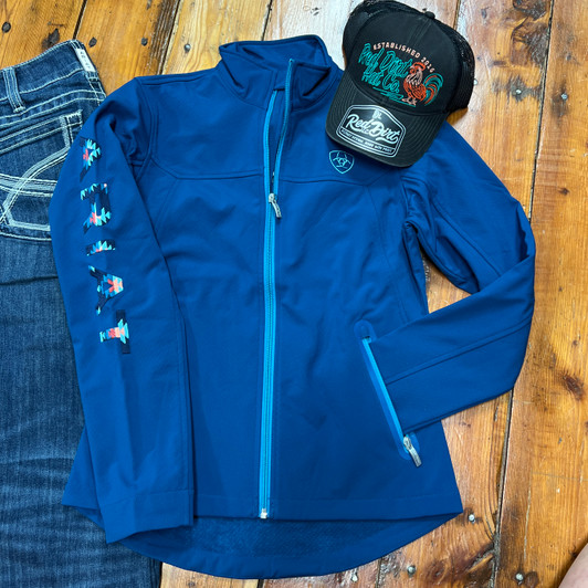 Size XS Ariat Ladies Sky Blue Softshell Jacket 10041277