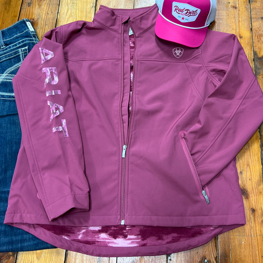 Ariat Ladies Mauve New Team Softshell Jacket 10055285