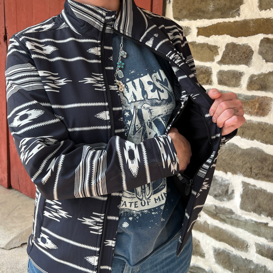 Size Medium Ariat Ladies Black Aztec Jacket 10042135