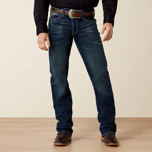 Ariat Men's M4 Low Rise Stretch Boot Cut Adkins Turnout Jeans 10021767