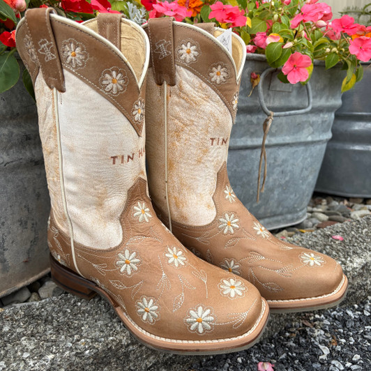 Tin Haul Youth Daisy Dots Mare Sole Boot 14-119-0077-0978-TA