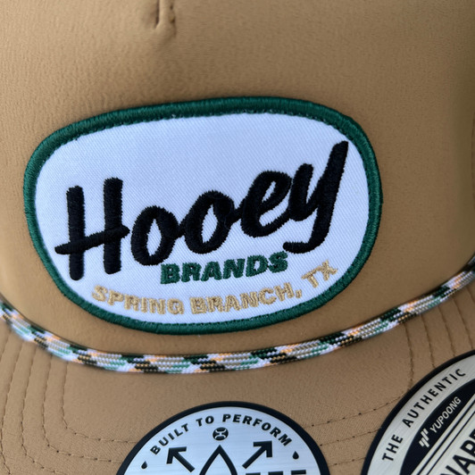 Hooey Local Tan with Teal & Brown Patch Hat 2499T-TN