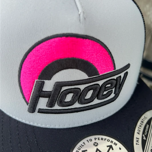 Hooey Youth Suds Grey & Black with Pink Logo Hat 2315T-GYBK-Y