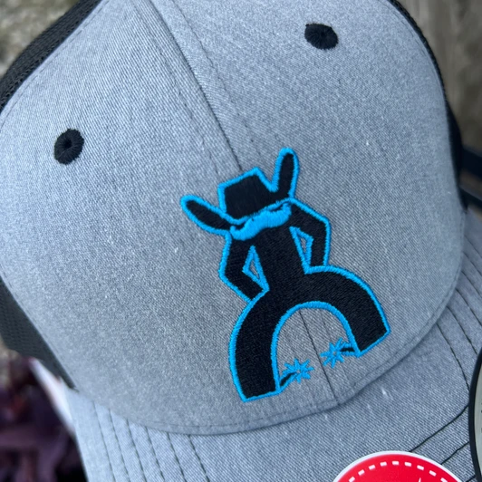 Hooey Punchy Embroidered Logo Grey Youth Hat 5028T-GYBK-Y
