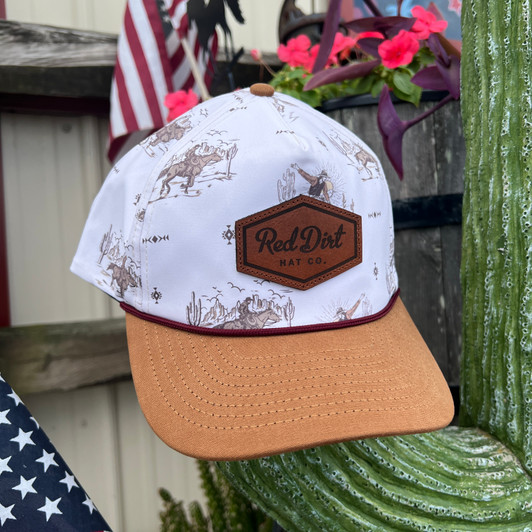 Red Dirt Hat Co. Out West Tan and White Hat