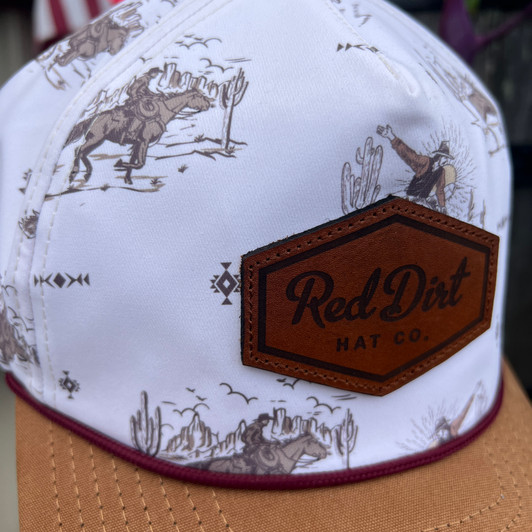 Red Dirt Hat Co. Out West Tan and White Hat
