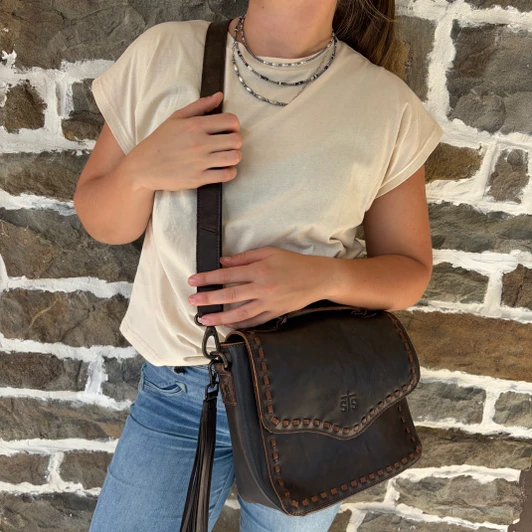 STS Ranch Bandera Chocolate Dakota Crossbody STS34017