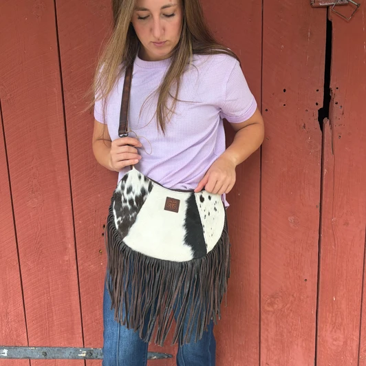STS Ranch Guadalupe Cowhide Nelly Crossbody STS35751