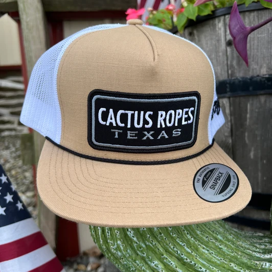Hooey Tan Cactus Ropes Trucker Hat