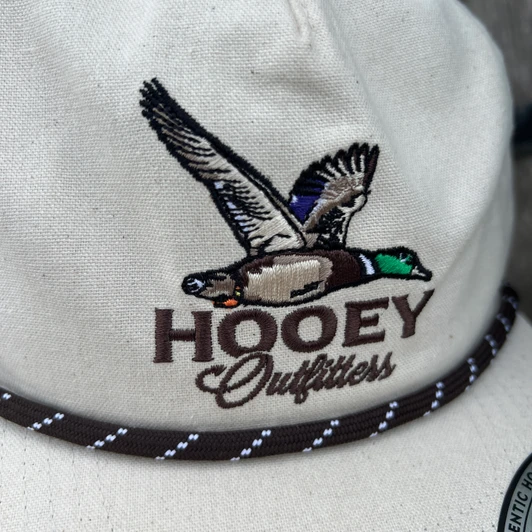 Hooey Cream Mallard Duck Trucker Hat