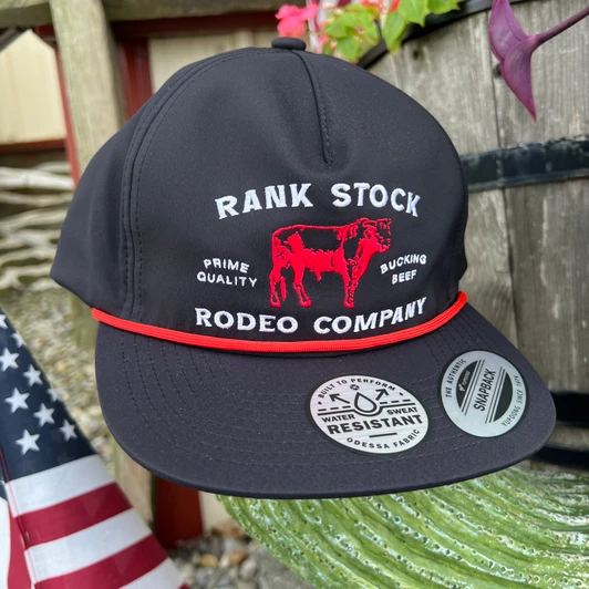 Hooey Black Rank Stock Trucker Hat