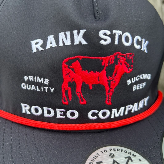 Hooey Black Rank Stock Trucker Hat