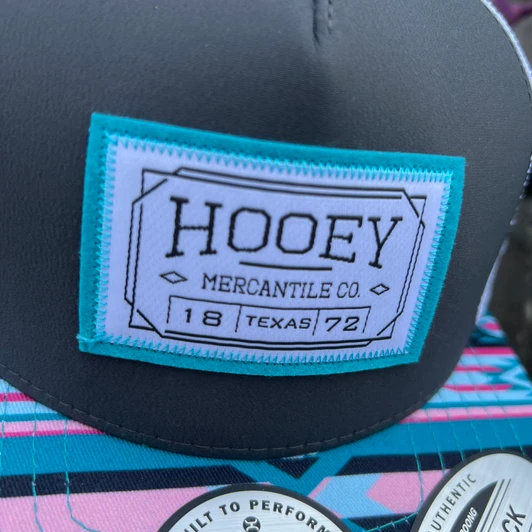 Hooey Youth Charcoal Aztec Bill Trucker Hat