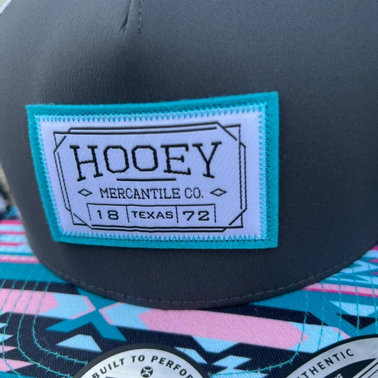 Hooey Charcoal Aztec Bill Trucker Hat