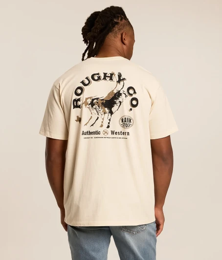 Hooey Tan Roughy Co Graphic Tee RT2606TN