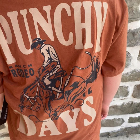 Hooey Men's Rust Punchy Days Graphic Tee