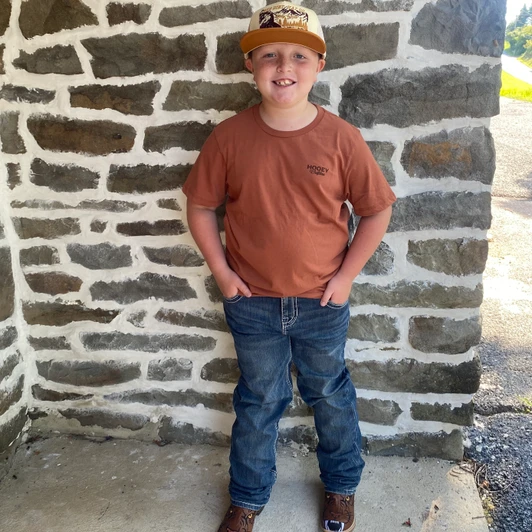Hooey Boy's Rust Bird Dog Graphic Tee HT2656RU-Y