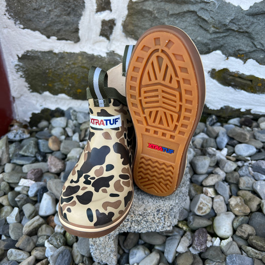 XtraTuf Kid's Duck Camo Ankle Deck Boots XKABDCMC & XKABDCMY