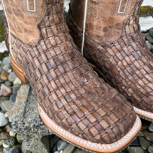 Tin Haul Men's Bone Dry Weaved Boots 14-020-0077-0584-BR