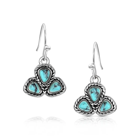 Montana Silversmiths Dakota Skies Turquoise Earrings