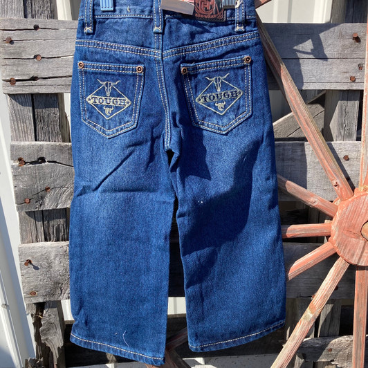 Cowboy Hardware Toddler Medium Wash Bull Skull Bootcut Jeans 702024-450-JT