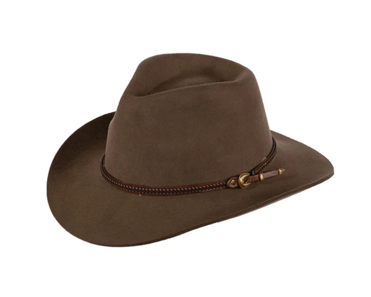 Outback Trading Co. Brown Nelson Wool Hat