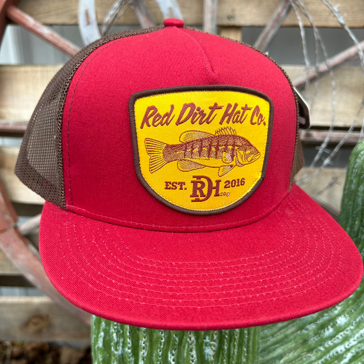 Red Dirt Hat Co Game Warden Red/Brown Hat RDHC285