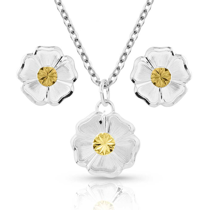 Montana Silversmiths Classic Flowers Jewelry Set JS5674