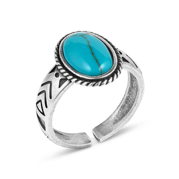 Montana Silversmiths Uncovered Beauty Turquoise Ring RG5810