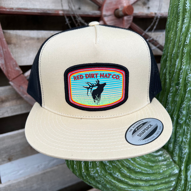 Red Dirt Hat Co. Elk Cream Khaki/Black Classic RDHC319