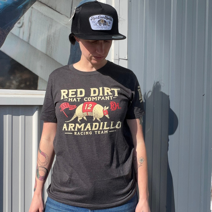 Red Dirt Hat Co. Dillo Racing Flag Tee RDHCT108