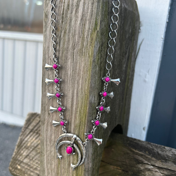 Small Pink Squash Necklace – Southern Divas Boutique