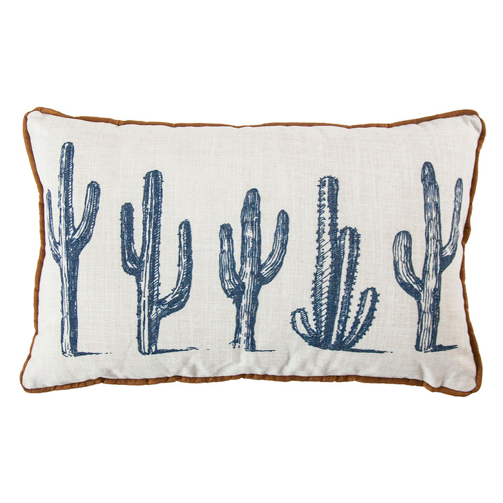 5-Cactus Linen Lumbar Pillow