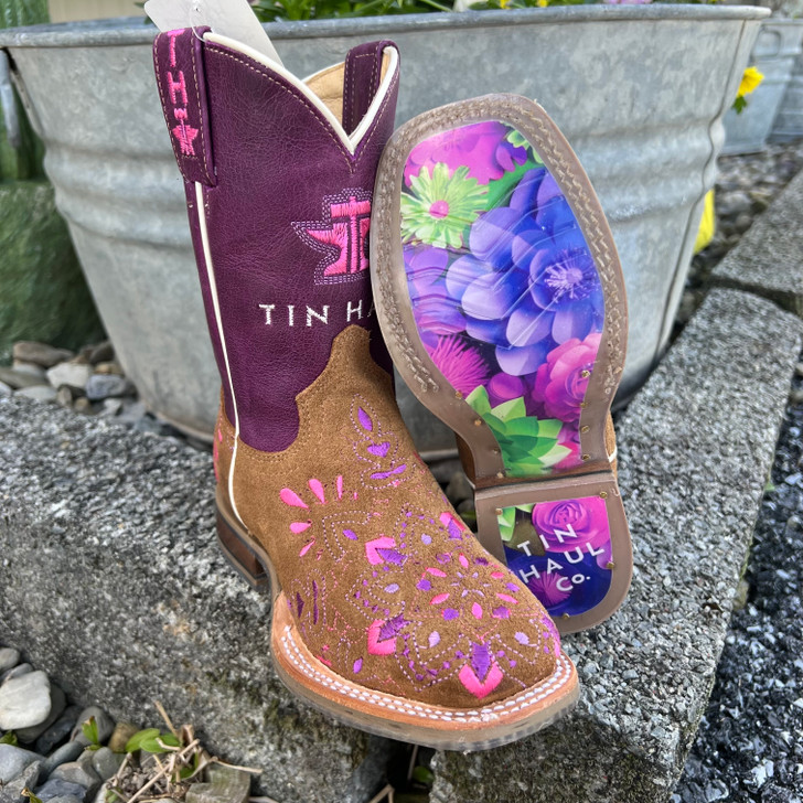 Tin Haul Little Kids Mandala Purple Boot 14-018-0077-0932 TA