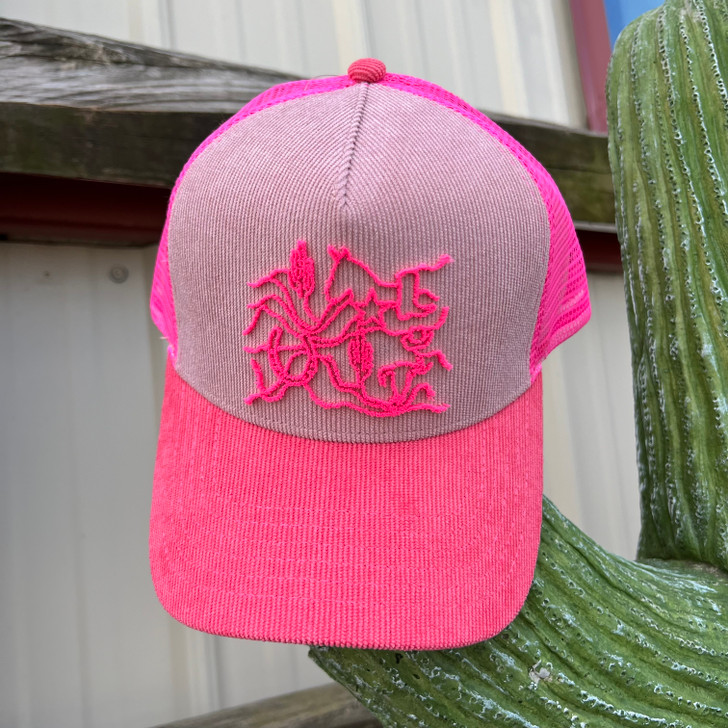 2 Fly Co. Pink Pop Wavy Western Cap 2FLY-WWP